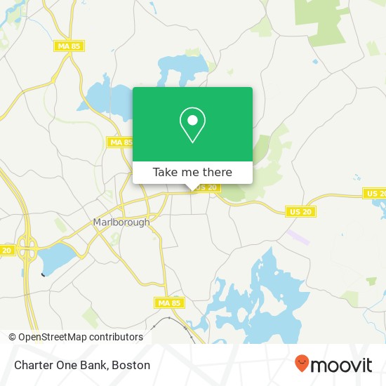 Charter One Bank map