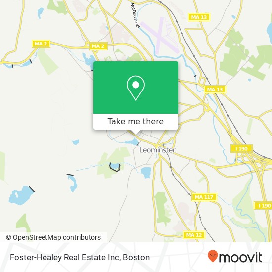 Foster-Healey Real Estate Inc map