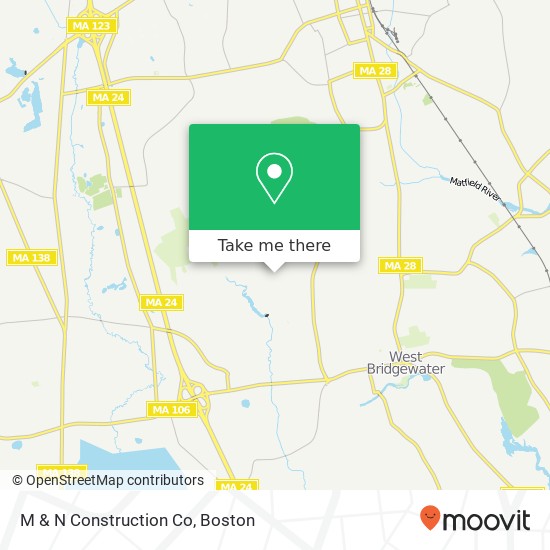 Mapa de M & N Construction Co