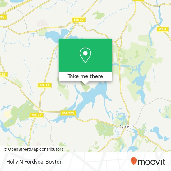 Mapa de Holly N Fordyce