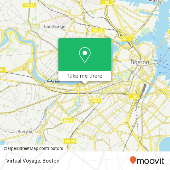 Virtual Voyage map