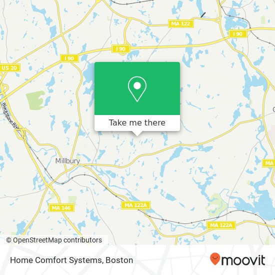 Home Comfort Systems map