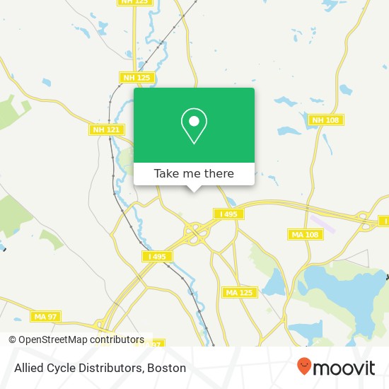 Allied Cycle Distributors map