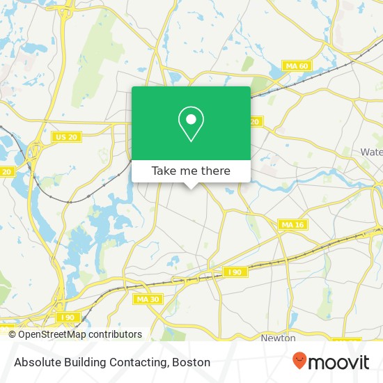 Absolute Building Contacting map