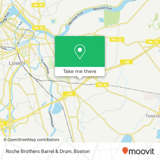 Mapa de Roche Brothers Barrel & Drum