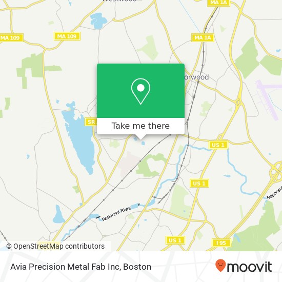 Avia Precision Metal Fab Inc map