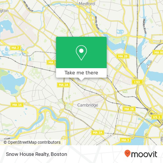 Snow House Realty map