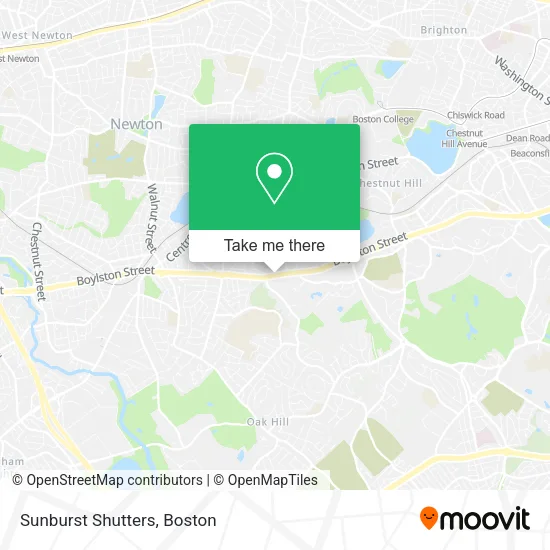 Sunburst Shutters map