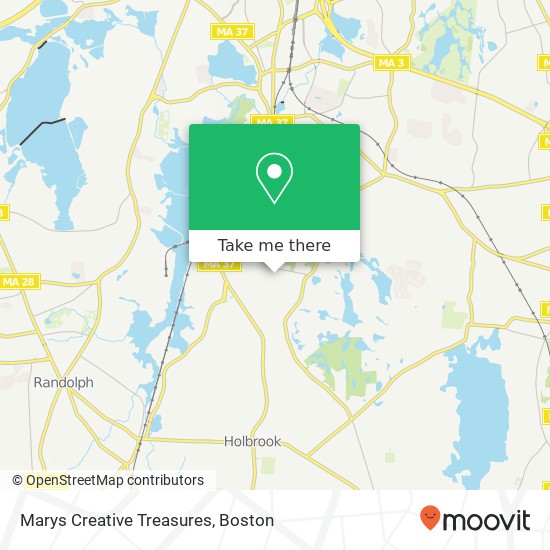 Marys Creative Treasures map