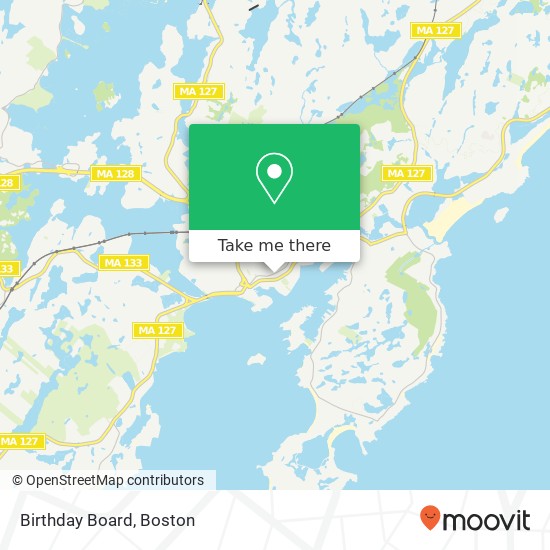 Mapa de Birthday Board