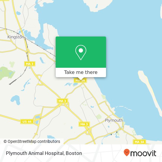 Plymouth Animal Hospital map