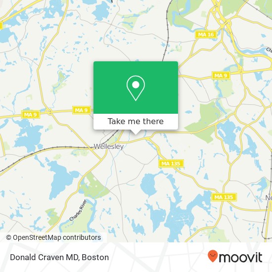 Donald Craven MD map