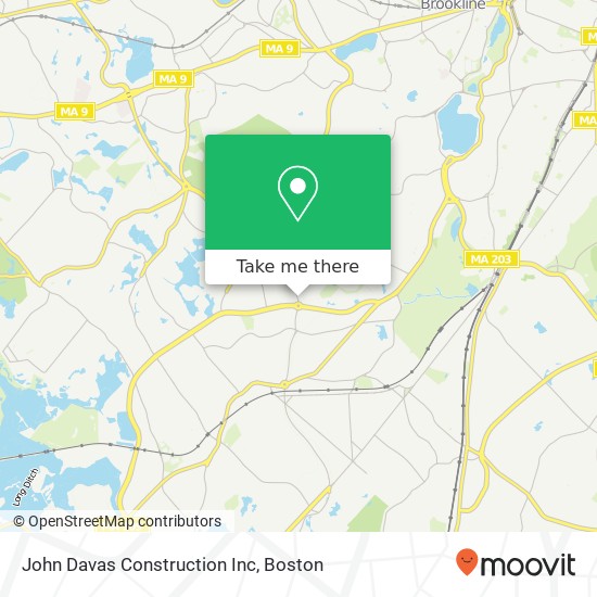 Mapa de John Davas Construction Inc