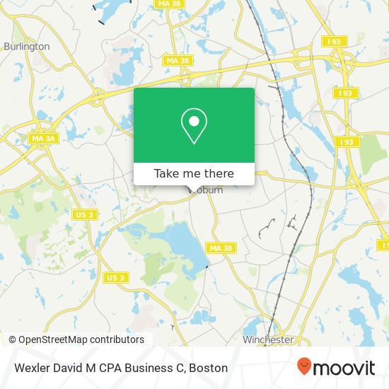 Mapa de Wexler David M CPA Business C