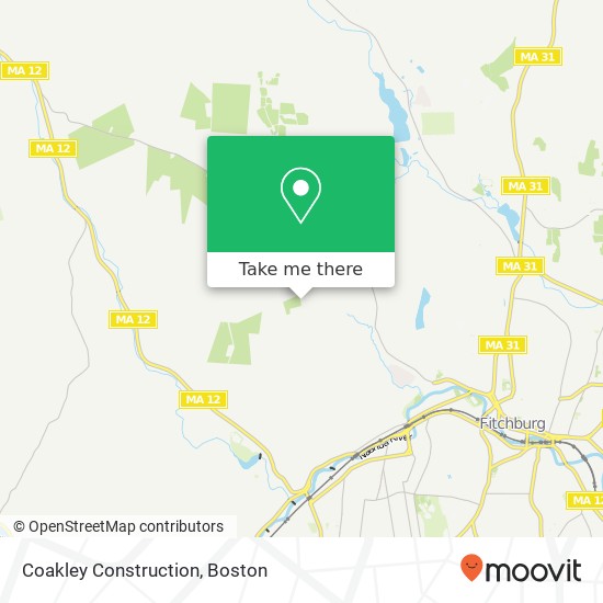 Mapa de Coakley Construction