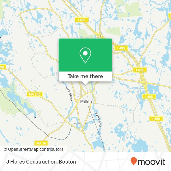 J Flores Construction map