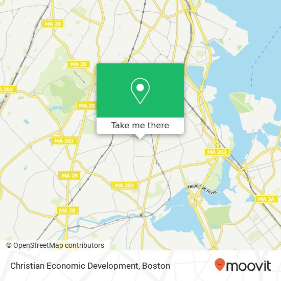 Christian Economic Development map