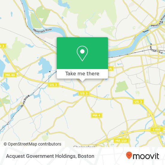 Acquest Government Holdings map