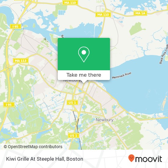 Kiwi Grille At Steeple Hall map