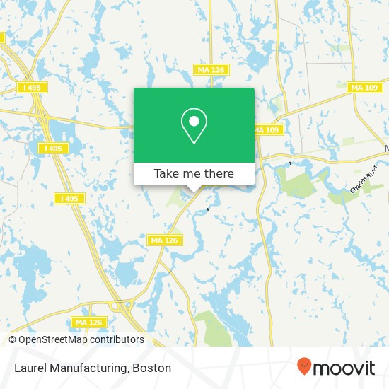 Laurel Manufacturing map