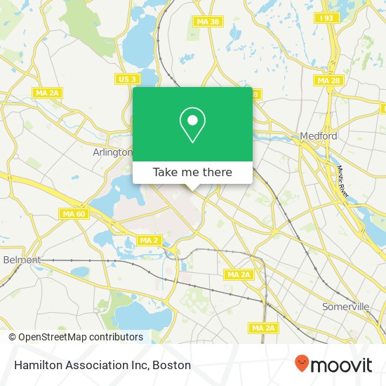 Hamilton Association Inc map