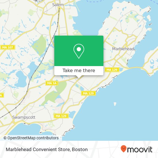 Marblehead Convenient Store map