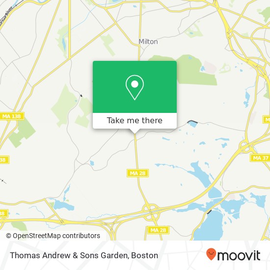 Mapa de Thomas Andrew & Sons Garden