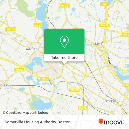 Somerville Housing Authority map