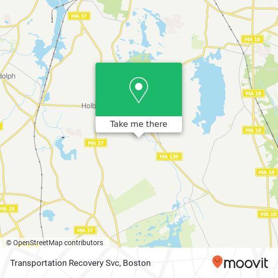 Transportation Recovery Svc map