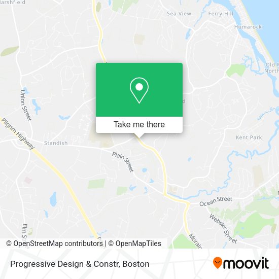 Progressive Design & Constr map