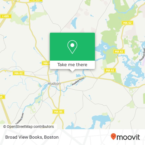 Broad View Books map