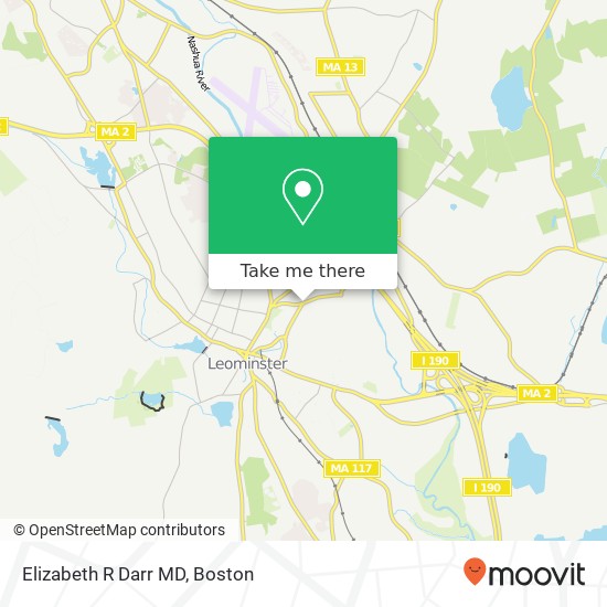 Elizabeth R Darr MD map