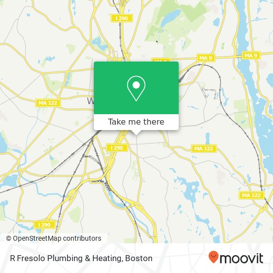 R Fresolo Plumbing & Heating map