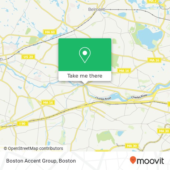 Boston Accent Group map