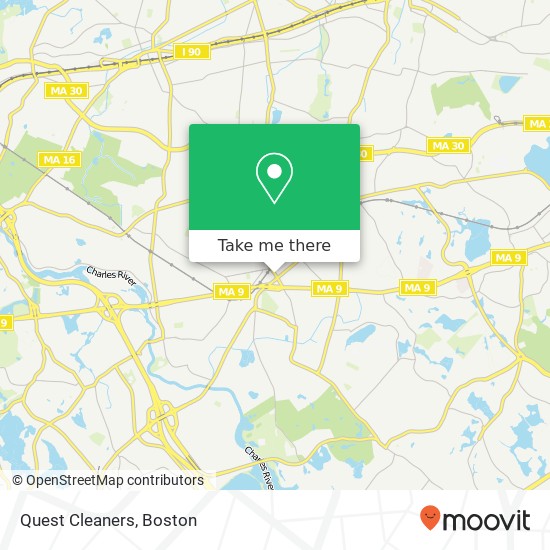 Quest Cleaners map