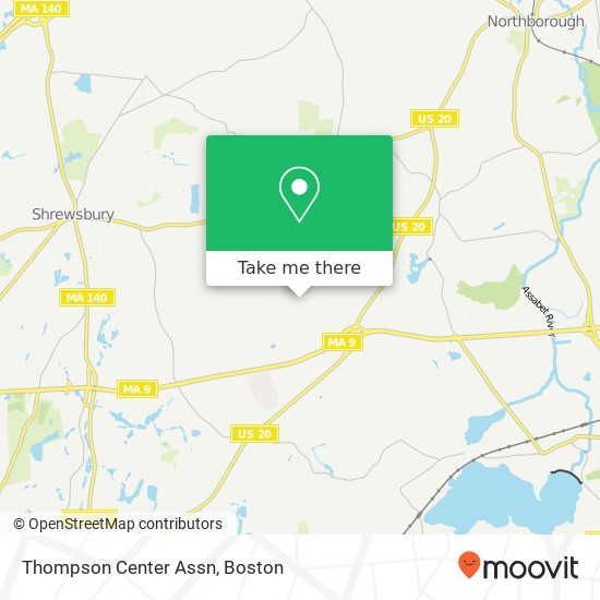 Mapa de Thompson Center Assn