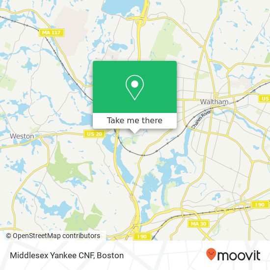 Middlesex Yankee CNF map