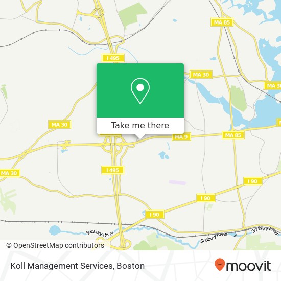 Koll Management Services map