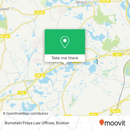 Burnstein Freya Law Offices map