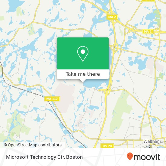 Mapa de Microsoft Technology Ctr