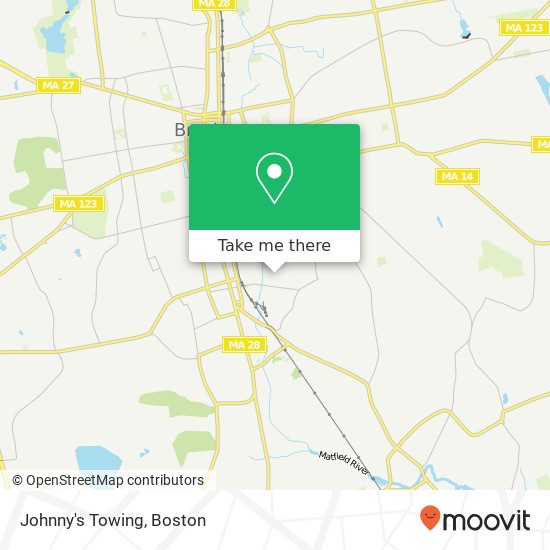 Mapa de Johnny's Towing