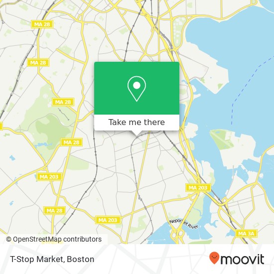 T-Stop Market map