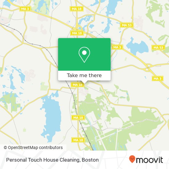 Mapa de Personal Touch House Cleaning