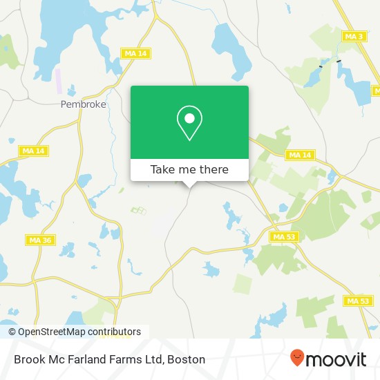 Mapa de Brook Mc Farland Farms Ltd