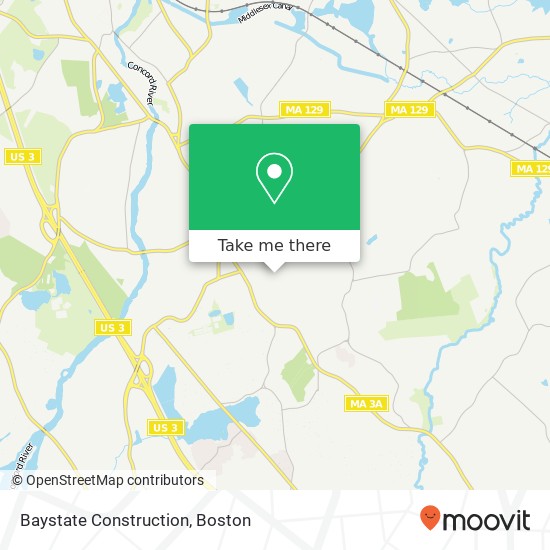 Mapa de Baystate Construction