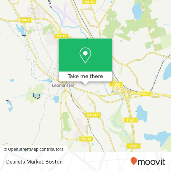 Desilets Market map