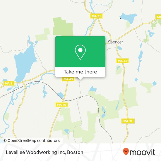 Leveillee Woodworking Inc map