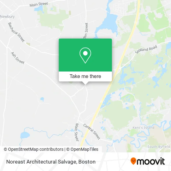 Noreast Architectural Salvage map