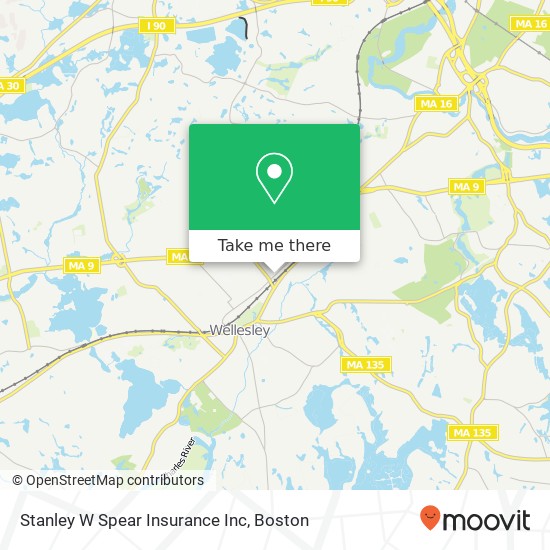 Stanley W Spear Insurance Inc map