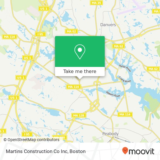 Martins Construction Co Inc map